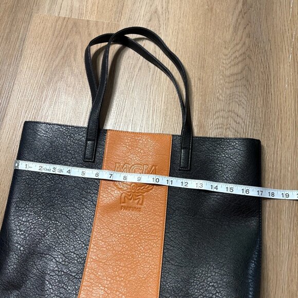 MCM Leather Two-Color Tote - Picture 3 of 4